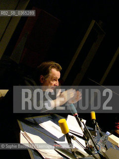 Regis Debray, 24 mai 2005  ©Sophie Bassouls/Leemage/Rosebud2