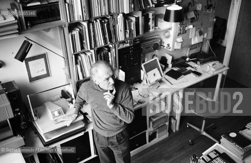 Portrait of Robert Doisneau at Montrouge, France, le 7 fevrier 1989  ©Sophie Bassouls/Leemage/Rosebud2