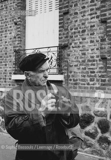 Portrait of Robert Doisneau at Montrouge, France, le 7 fevrier 1989  ©Sophie Bassouls/Leemage/Rosebud2