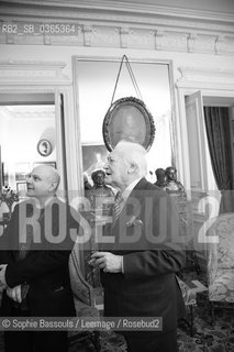 Maurice Druon, 12 fevrier 2007  ©Sophie Bassouls/Leemage/Rosebud2