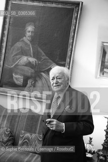 Maurice Druon, 12 fevrier 2007  ©Sophie Bassouls/Leemage/Rosebud2