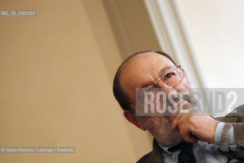 Umberto Eco, 17 juin 2006  ©Sophie Bassouls/Leemage/Rosebud2