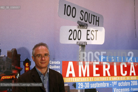 Francis Geffard, 29 septembre 2006  ©Sophie Bassouls/Leemage/Rosebud2