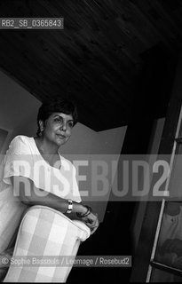 Zubeida Jaffer, 12 fevrier 2005  ©Sophie Bassouls/Leemage/Rosebud2