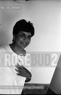 Zubeida Jaffer, 12 fevrier 2005  ©Sophie Bassouls/Leemage/Rosebud2