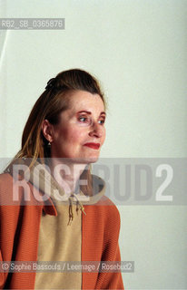 Elfriede Jelinek, 24 fevrier 2003  ©Sophie Bassouls/Leemage/Rosebud2