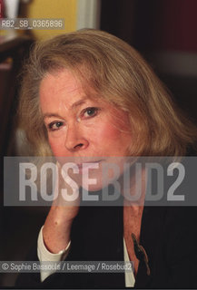 Christine Jordis, 12 decembre 2002  ©Sophie Bassouls/Leemage/Rosebud2