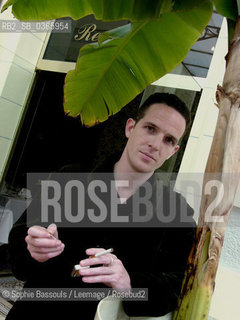 Alexandre Kauffmann, 29 mai 2004  ©Sophie Bassouls/Leemage/Rosebud2