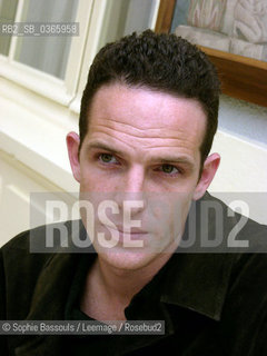 Alexandre Kauffmann, 29 mai 2004  ©Sophie Bassouls/Leemage/Rosebud2