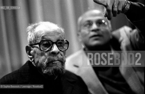 Naguib Mahfouz, 29 janvier 2002  ©Sophie Bassouls/Leemage/Rosebud2