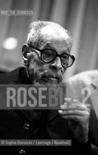 Naguib Mahfouz, 29 janvier 2002  ©Sophie Bassouls/Leemage/Rosebud2