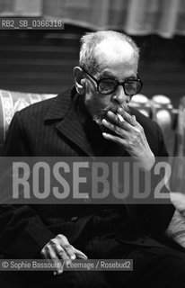 Naguib Mahfouz, 29 janvier 2002  ©Sophie Bassouls/Leemage/Rosebud2