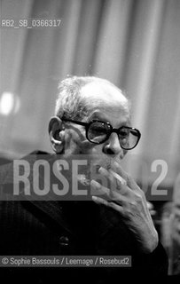 Naguib Mahfouz, 29 janvier 2002  ©Sophie Bassouls/Leemage/Rosebud2