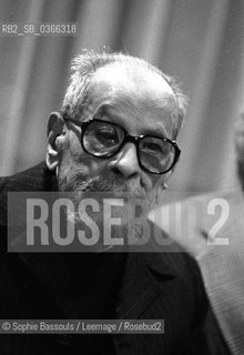 Naguib Mahfouz, 29 janvier 2002  ©Sophie Bassouls/Leemage/Rosebud2