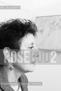 Marie-Jose (Marie Jose) Mondzain, 27 fevrier 2007  ©Sophie Bassouls/Leemage/Rosebud2