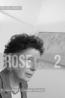 Marie-Jose (Marie Jose) Mondzain, 27 fevrier 2007  ©Sophie Bassouls/Leemage/Rosebud2