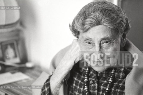 Jeanne-Marie Mortier, (Jeanne Marie) 20 janvier 2001  ©Sophie Bassouls/Leemage/Rosebud2