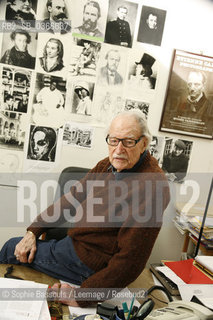 Maurice Nadeau, le 7 decembre 2010  ©Sophie Bassouls/Leemage/Rosebud2