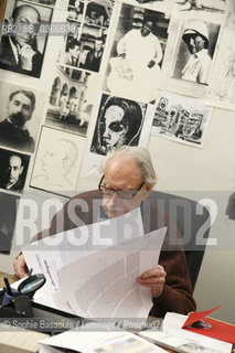 Maurice Nadeau, le 7 decembre 2010  ©Sophie Bassouls/Leemage/Rosebud2