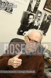 Maurice Nadeau, le 7 decembre 2010  ©Sophie Bassouls/Leemage/Rosebud2