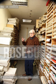 Maurice Nadeau, le 7 decembre 2010  ©Sophie Bassouls/Leemage/Rosebud2