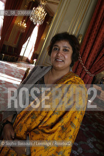 Taslima Nasreen, 3 novembre 2006  ©Sophie Bassouls/Leemage/Rosebud2