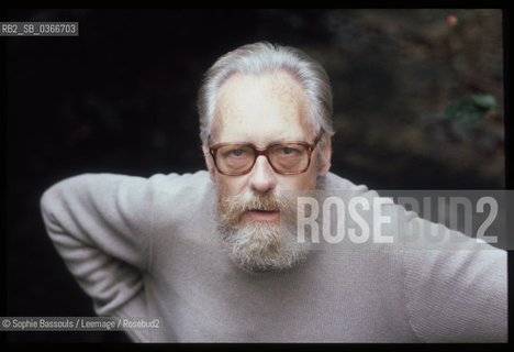 Portrait of Francois Nourissier, le 25 septembre 1981  ©Sophie Bassouls/Leemage/Rosebud2