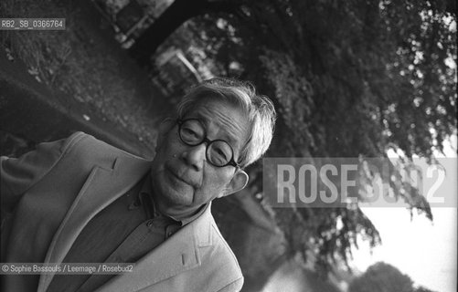 Kenzaburo Oe, 12 septembre 2005  ©Sophie Bassouls/Leemage/Rosebud2