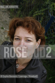 Virginie Ollagnier, 5 septembre 2007  ©Sophie Bassouls/Leemage/Rosebud2