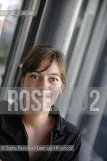 Virginie Pailler, 31 aout 2009  ©Sophie Bassouls/Leemage/Rosebud2