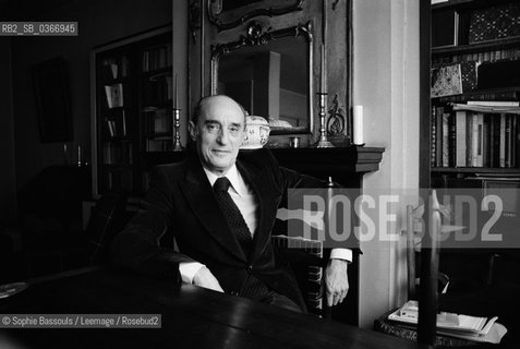 Portrait of Pierre Boulle, le 18 novembre 1976  ©Sophie Bassouls/Leemage/Rosebud2