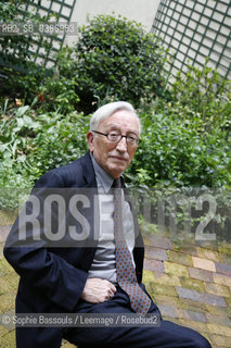 Jean-Bertrand (Jean Bertrand) Pontalis, 5 mai 2006  ©Sophie Bassouls/Leemage/Rosebud2