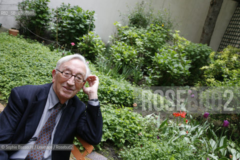 Jean-Bertrand (Jean Bertrand) Pontalis, 5 mai 2006  ©Sophie Bassouls/Leemage/Rosebud2