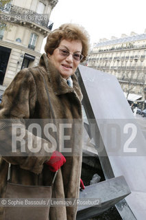 Ina Rennert, 26 janvier 2007  ©Sophie Bassouls/Leemage/Rosebud2