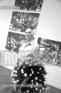 Jacques Roubaud, 22 juillet 2009  ©Sophie Bassouls/Leemage/Rosebud2