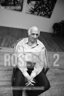 Jacques Roubaud, 22 juillet 2009  ©Sophie Bassouls/Leemage/Rosebud2