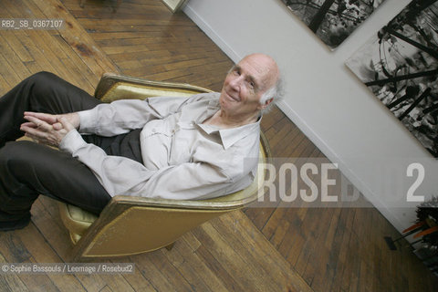 Jacques Roubaud, 22 juillet 2009  ©Sophie Bassouls/Leemage/Rosebud2