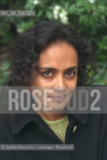 Portrait of Arundhati Roy le 13 juin 1998  ©Sophie Bassouls/Leemage/Rosebud2