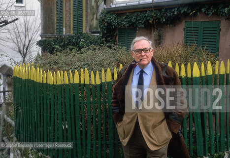 Portrait of Robert Sabatier, le 22 janvier 1986, Paris  ©Sophie Bassouls/Leemage/Rosebud2