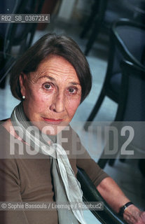 Angelika Schrobsdorff, 19 avril 2004  ©Sophie Bassouls/Leemage/Rosebud2