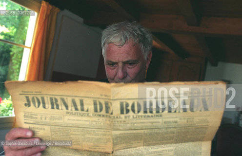 Philippe Sollers, 26 juin 2002  ©Sophie Bassouls/Leemage/Rosebud2