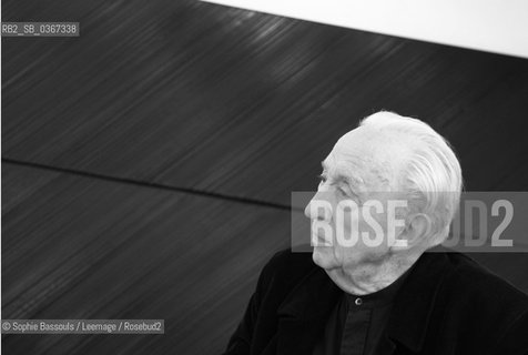 Pierre Soulages, 22 fevrier 2007  ©Sophie Bassouls/Leemage/Rosebud2