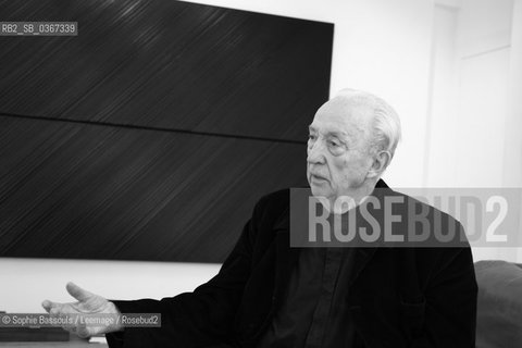 Pierre Soulages, 22 fevrier 2007  ©Sophie Bassouls/Leemage/Rosebud2