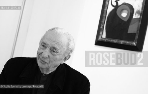 Pierre Soulages, 22 fevrier 2007  ©Sophie Bassouls/Leemage/Rosebud2