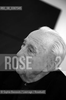 Pierre Soulages, 22 fevrier 2007  ©Sophie Bassouls/Leemage/Rosebud2