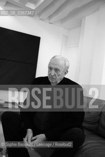 Pierre Soulages, 22 fevrier 2007  ©Sophie Bassouls/Leemage/Rosebud2