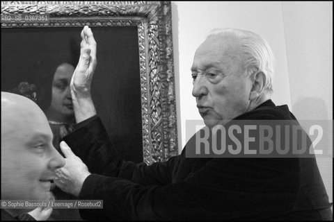 Pierre Soulages, 22 fevrier 2007  ©Sophie Bassouls/Leemage/Rosebud2