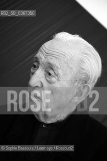 Pierre Soulages, 22 fevrier 2007  ©Sophie Bassouls/Leemage/Rosebud2