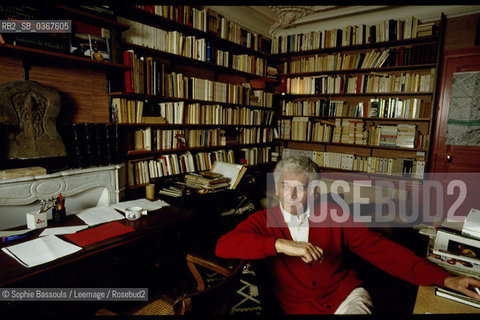 Portrait of Georges Walter, le 30 avril 1993  ©Sophie Bassouls/Leemage/Rosebud2