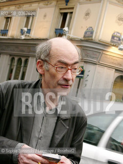 Francois Weyergans, 3 novembre 2005  ©Sophie Bassouls/Leemage/Rosebud2